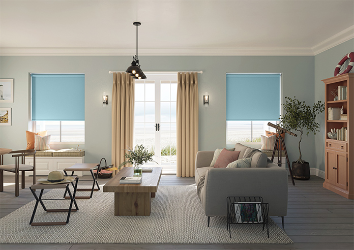 Trinity (FR Blackout), Tranquil - Twist&Fit Roller Blind - Image 8